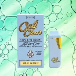 Cali Clear Maui Wowie – 1g Live Resin – All In One Vape Pod – Sativa