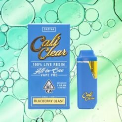 Cali Clear Blueberry Blast – 1g Live Resin – All In One Vape Pod – Sativa